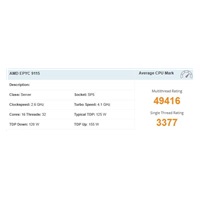 HPE PL DL365g11 AMD Epyc 9115 (2.6/16C) 2x32G 2x480G MR408i-o/4G ocp 2p10G-T 8SFF 2x1000W 1U Smart Choice