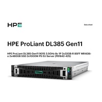 HPE PL DL385g11 AMD EPYC 9015 (3.6/8C) 2x32G 2x480G MR408i-o 2x1000W 8SFF 2p10GT Smart Choice