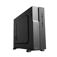 1stCOOL skříň COMPACT 1, Micro Tower, AU, USB 3.0, USB-C, CR, 1x 80mm Fan, černá