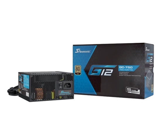 BAZAR - SEASONIC zdroj 750W G12-GC, 80+ Gold, 120mm, poškozený obal