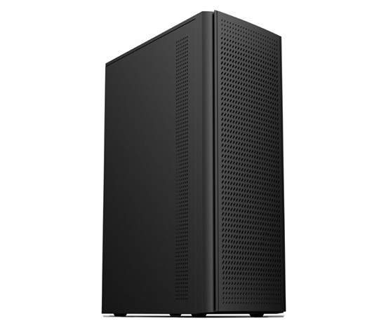 BAZAR - CRONO skříň DM2 Midi Tower, bez zdroje, černá, poškozený obal