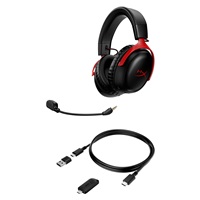 HyperX Cloud III S Wireless Black-Red Gaming Headset
