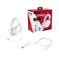 HyperX Cloud III S Wireless White Gaming Headset