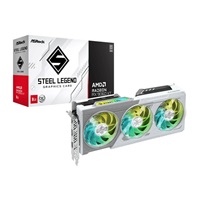 ASRock VGA AMD Radeon RX 9060 XT Steel Legend 8GB OC, RX 9060 XT, 8GB GDDR6, 2xDP, 1xHDMI