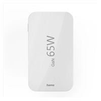 Hama rýchla USB nabíjačka GaN 2x USB-C + USB-A, PD/QC 65 W, plochá, skladacia