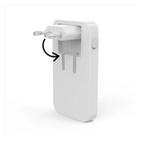 Hama rýchla USB nabíjačka GaN 2x USB-C + USB-A, PD/QC 65 W, plochá, skladacia