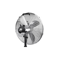 Orava SF-200 X stojanový kovový ventilátor, 3 stupně rychlosti, automatické otáčení, stříbrná