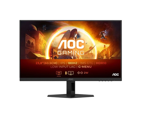 BAZAR - AOC MT IPS LCD WLED 23,8" 24G4XE - IPS panel, 1920x1080,180Hz, 2xHDMI, DP, repro - Poškozený obal (Komplet)
