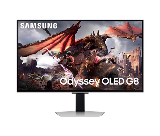 BAZAR - SAMSUNG MT LCD 32" Odyssey OLED G8 (G80SD), Smart, QD OLED UHD 4K, Rovný, AI Procesor, 240Hz, 0,03ms - Poškozený