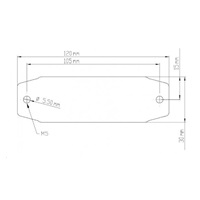 Virtuos tlačítko pro otvírání pokl. zásuvek Virtuos 24V, elektronické otevírání