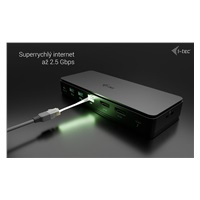 BAZAR - i-tec Thunderbolt4 2x Display Docking Station Gen3, 7x USB, 2.5 GLAN, PowerDelivery 92 W - Po opravě (Komplet)