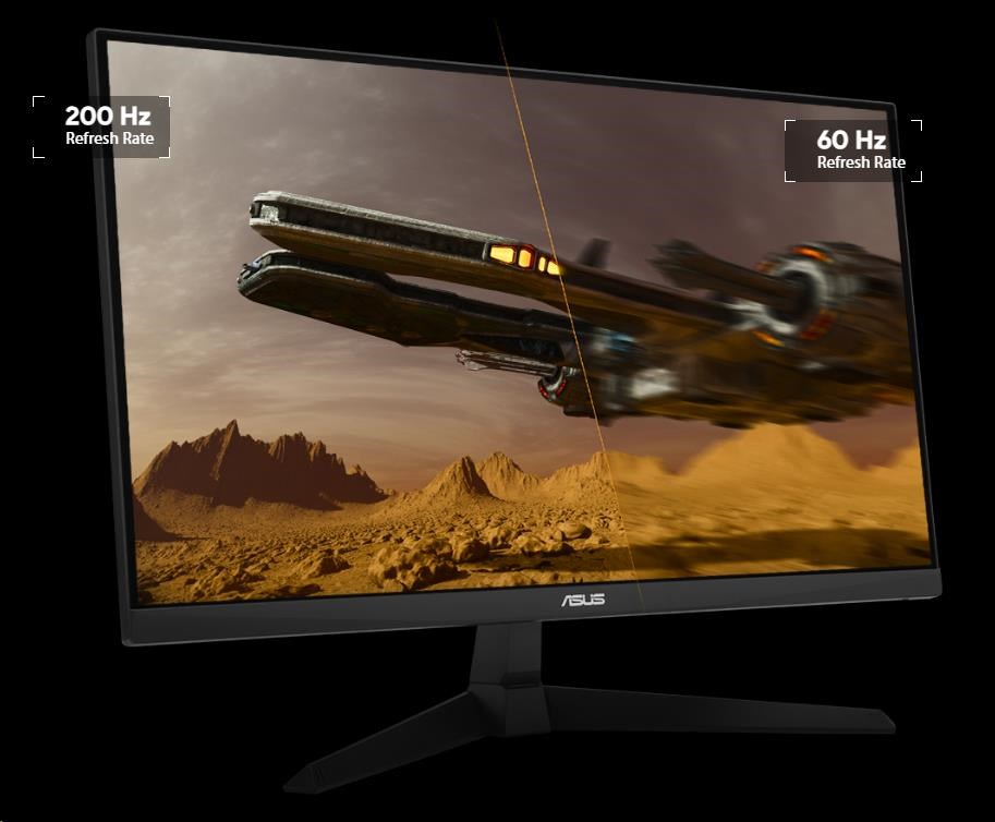 Obr. Rychlost obnovení 200 Hz a doba odezvy 0,3 ms (gtg) 1761825c