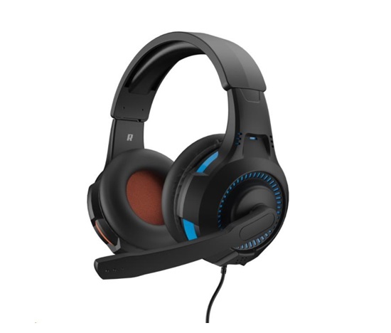 Hyperkin "SoundTac" Universal Gaming Headset (Blue Orange)