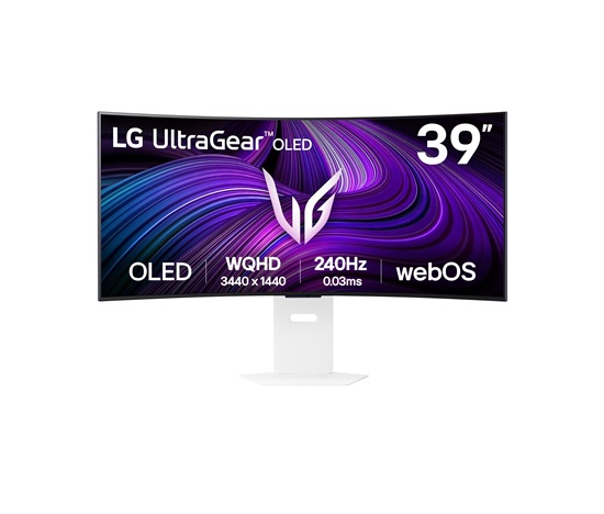 LG MT OLED 39" 39GX90SA - OLED panel, Smart, 3440x1440, 240Hz, 2xHDMI, DP, USB 3.0, nast výška, G-sync