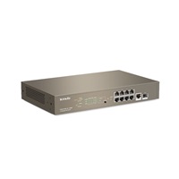 BAZAR - Tenda TEG5310P-8-150W - L3 managed Gigabit PoE AT Switch, 8x PoE AF/AT 10/100/1000Mbps, 1xSFP 1Gbps - poškozený