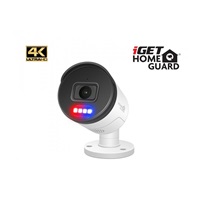 BAZAR iGET HOMEGUARD HGNVK88504 - PoE 4K UltraHD NVR CCTV 8CH + 4x kamera - poškozený obal