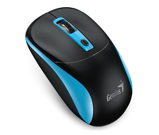 GENIUS myš NX-7123/ 1200 dpi/ bezdrátová/ Copilot/ černo-modrá