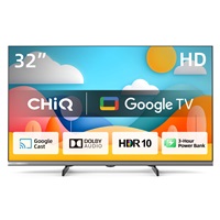 CHiQ L32M9PD TV 32" Powerbank, HD, smart, Google TV, Dolby Audio, dbx-tv, HDR 10