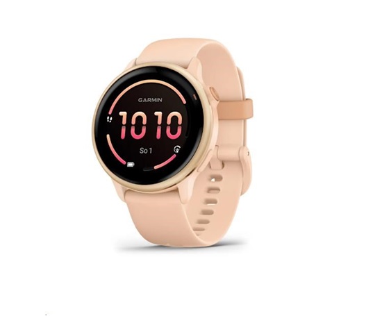 Garmin vívoactive® 6 Metallic Pink Dawn / řemínek Pink Dawn