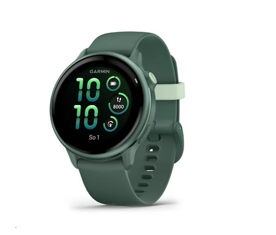 Garmin vívoactive® 6 Metallic Jasper Green / řemínek Jasper Green