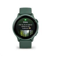 Garmin vívoactive® 6 Metallic Jasper Green / řemínek Jasper Green
