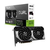 ASUS VGA NVIDIA GeForce RTX 5070 DUAL 12GB, 12GB GDDR7, 3xDP, 1xHDMI