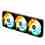 GIGABYTE ventilátor EZ CHAIN FAN 3-PACK, 3x120mm, černá