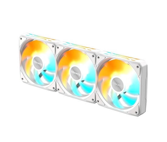 GIGABYTE ventilátor EZ CHAIN FAN 3-PACK, 3x120mm, bílá