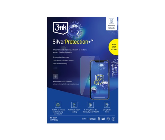 3mk All-Safe SilverProtection+ - AIO fólie Phone Dry & Wet Fitting v2.0 5 pcs