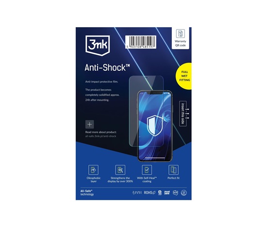 3mk All-Safe Anti-Shock - AIO fólie Phone Dry & Wet Fitting v2.0 25 pcs