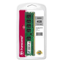 TRANSCEND DIMM DDR3 4GB 1333MHz 1Rx8 CL9 - BULK