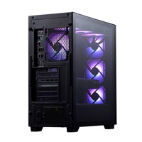 ADATA XPG case VALOR AIR PRO, ATX, Průhledná bočnice, 4x 120mm ARGB Fan, Černá