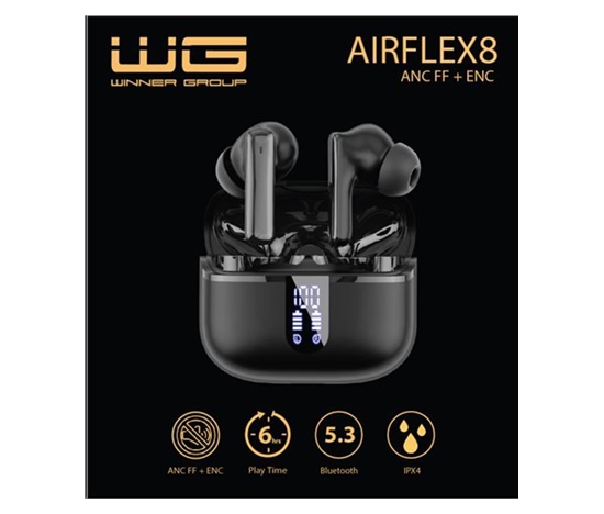 WG - Bluetooth sluchátka WG AirFlex 8 / black
