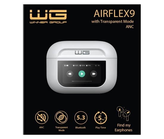 WG - Bluetooth sluchátka WG AirFlex 9 / Avatar / white