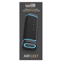 WG - Bluetooth Speaker WG AirFlex7, 10W, TWS, LED, černá
