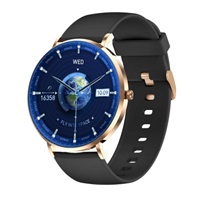 WG - Chytré hodinky WG AirFlex3 Rizz It, dámské, 2x řemínek, zlatá