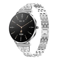 WG - Chytré hodinky WG AirFlex3 Rizz It, dámské, 2x řemínek, stříbrná