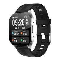 WG - Chytré hodinky WG AirFlexOne, pánské, 2x řemínek, stříbrná