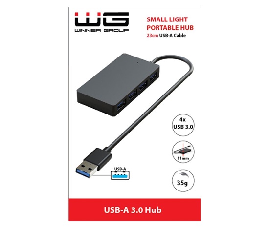 WG - USB-A HUB / USB 3.0 / black