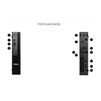 DELL PC Pro Micro QCM1250//TPM/i3-14100T/16GB/512GB SSD/65W/WLAN/Kb/Mouse/W11 Pro/3Y PS NBD