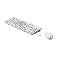 HP 230 Wireless Mouse and Keyboard Combo (White) CZ/SK - bezdrátová klávesnice a myš - pošk.obal