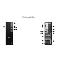 DELL PC Pro Slim QCS1250/180W/TPM/i3-14100/8GB/512GB SSD/Integrated/Kb/Mouse/W11 Pro/3Y PS NBD