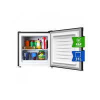 CHiQ CSD31D4E minibar, 31 litrů, 2 přihrádky, -24 °C až +10 °C, mrazák - lednice, 41 dB - rozbaleno, testováno