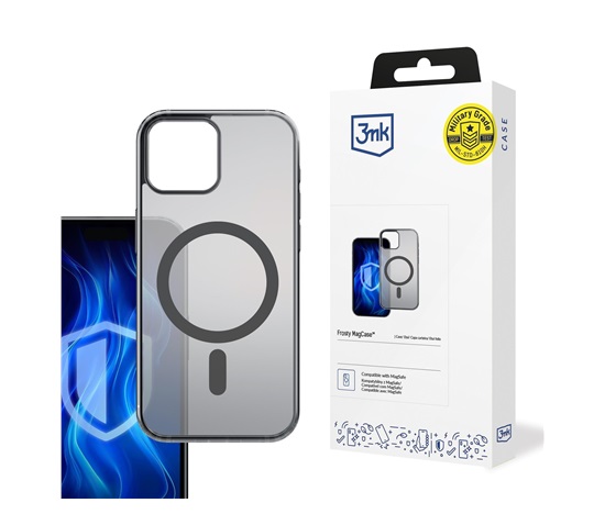 3mk Frosty MagCase Black pro Apple iPhone 17 Pro