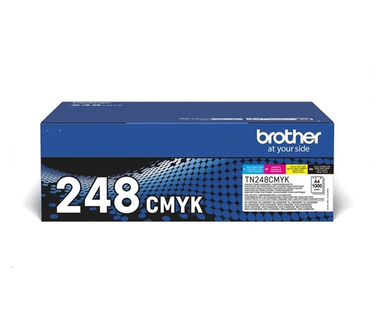 BAZAR - BROTHER Toner TN-248VAL - 1 000 stran - černý a barevné - pošk. obal