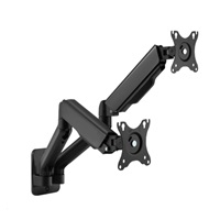 Držák monitoru Brateck LDA32-114E dvě ramena vedle sebe mechanická pružina nástěnný