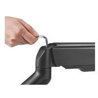 Držák monitoru Brateck LDA32-114E dvě ramena vedle sebe mechanická pružina nástěnný