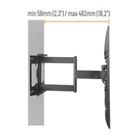 Výsuvný držák Brateck LPA69-463D pro TV 32"-70" 45kg polohovatelný nástěnný