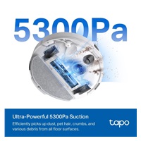 TP-Link Tapo RV30 Max Plus White robotický vysavač s mopem a stanicí, bílý