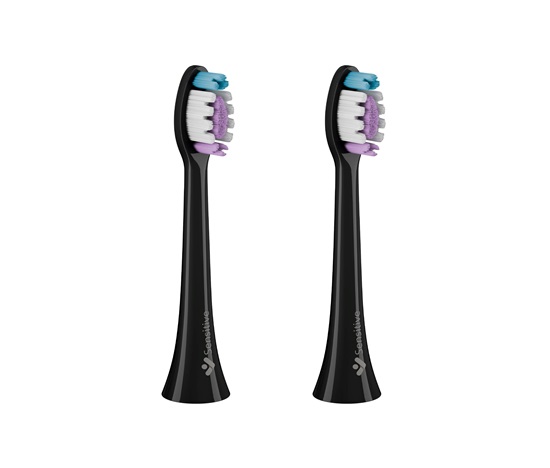 TrueLife SonicBrush Clean-series heads Sensitive black 2 pack